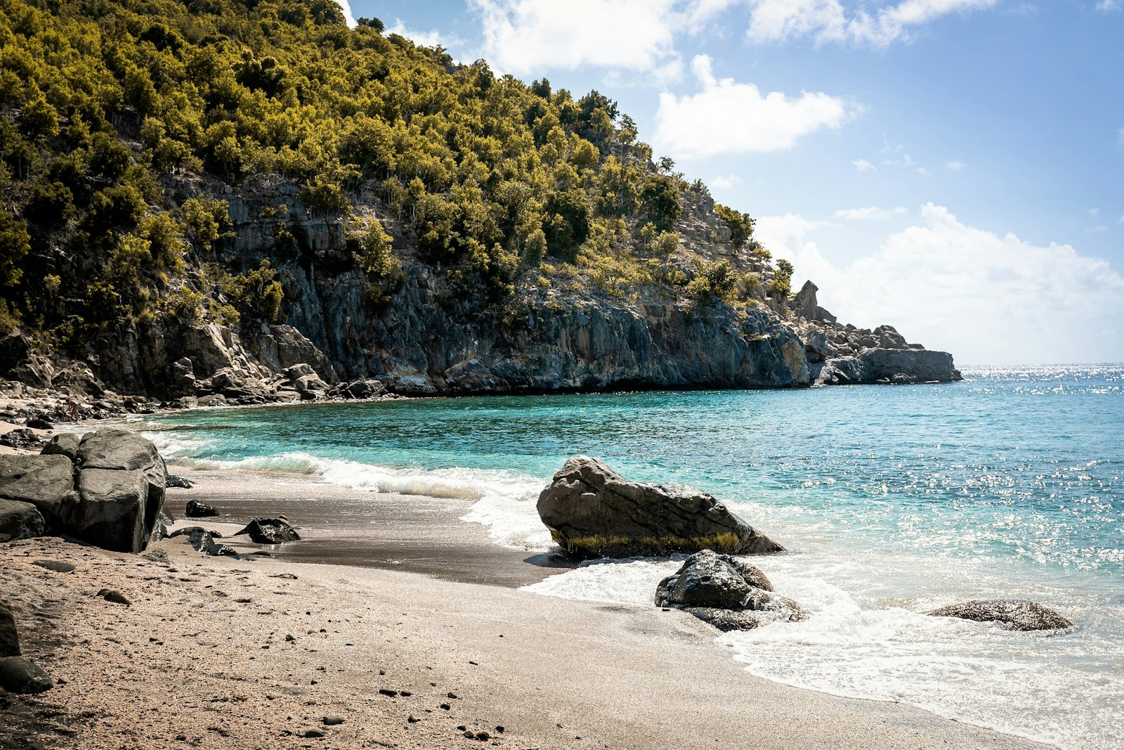 Une crique de Saint-Barthélemy